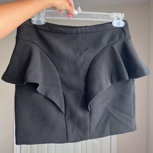 ZARA TRAFALUC black mini skirt
